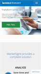 Mobile Screenshot of marketsight.com